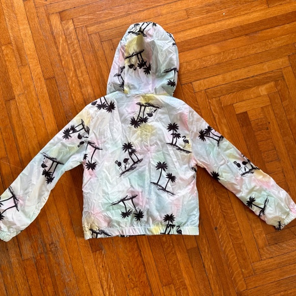 Justice wind breaker tropical pastel pattern - Picture 4 of 4